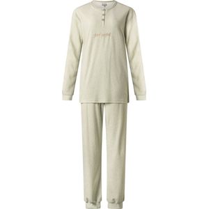 Dames pyjama Cocodream velours 651542 groen maat XXL