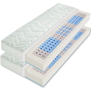 Sleepling 193944 Matras Innovation 300, 7 Zones Koudschuimmatras Omkeerbare Handgrepen Hardheidsgraad 2 5 Tot 100 Kg Made In Eu Oeko Tex Wasbaar Op 60 Graden 90 X 190 Cm Wit 659370527