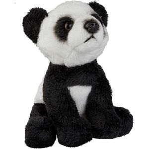 Pluche Zwart/Witte Panda Beer Knuffel 15 cm - Pandaberen Knuffels