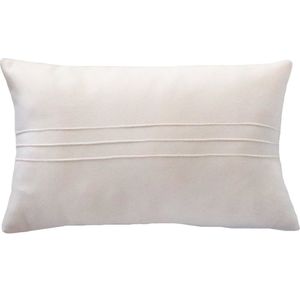 Kussen 3 streep ecru 57x37cm