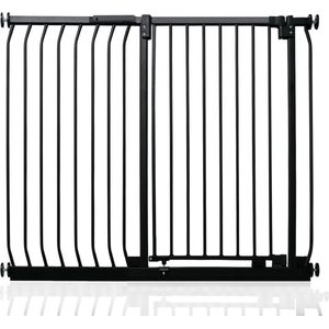 Safetots Hoog Klemhek Elite, 107cm - 116cm, Mat Zwart, Hoog 96.8cm