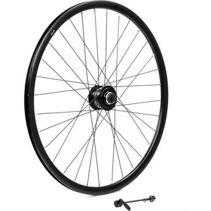 Voorwiel 28 alu uitvalnaaf met naafdynamo DB MACH 1 622-17 32/14 zwart