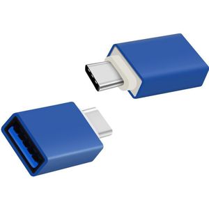 USB verloopstekker - Blauw - Allteq