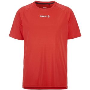 Craft Rush 2.0 T-Shirt Kinderen - Rood | Maat: 134/140