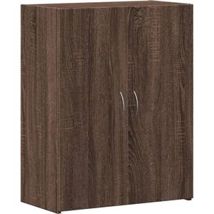 vidaXL - Archiefkast - 60x32x77,5 - cm - bewerkt - hout - sonoma - eiken