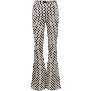 LOOXS 10sixteen 2512-5606-067 Meisjes Broek - Maat 170/176 - beige dessin van 95% Cotton 5% elastan