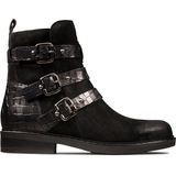 Clarks - Dames schoenen - Jenna Biker - D - Zwart - maat 5