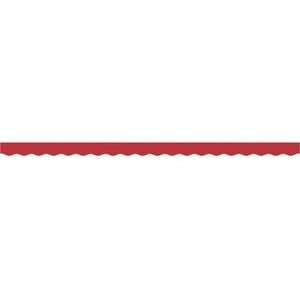 vidaXL - Luifelrand - voor - 4,5 - m - Frame - in - Rood, - 4,3 - x - 0,2 - m