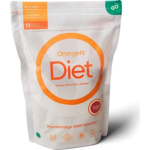 Orangefit Diet Vegan Afslankshake - Maaltijdvervanger / Maaltijdshake - Afvallen & Diëten - 850g (13 shakes) - Koffie - Nr 1 Consumentenbond