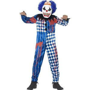 Griezelig Halloween harlekijn clown kostuum voor kinderen - Kinderkostuums - 122/134