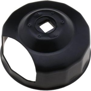 Oliefilterdopsleutel voor H-arley spin-on filters met 14-punts velg eindkap - zwart
