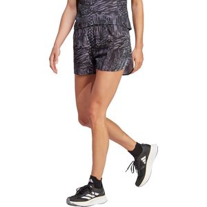 adidas Performance Run Icons 3-Stripes Allover Print Hardloopshort - Dames - Zwart- S 4