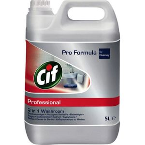 Sanitairreiniger cif professional 2in1 5 liter | Fles a 5 liter