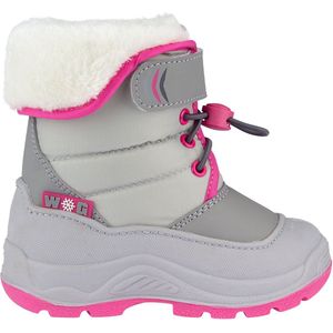 Winter-grip Snowboots Jr - Hoppin' Bieber - Lichtgrijs/Grijs/Roze - 34
