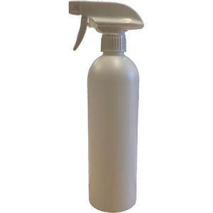 Sprayflacon - Spray bottle - Plantenspuit - Waterverstuiver - Kapper/Tattoo spuitfles - Sprayfles leeg - 500ml - Wit