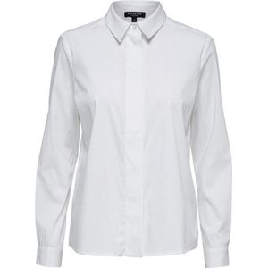 Selected SLFAGNES-ODETTE LS SHIRT B NOOS blouse dames wit