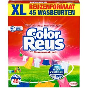 Witte Reus - Color Reus - Waspoeder - 2,25kg - 45 Wasbeurten