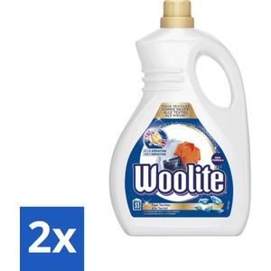 Woolite Textile - Vloeibaar Wasmiddel - Met Keratine - Textiel Was - 33 Wasbeurten - 2L - Voordeelverpakking - 2 stuks