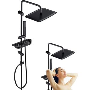 DailySupplies® Regendouche met Thermostaatkraan - Doucheset - douchekop met slang - Universeel