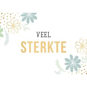 Kaart - Daisy - Veel sterkte - DSY018