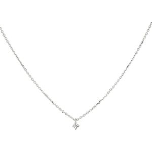 Collier Diamant 0.03ct H Si 41 - 43 - 45 Cm