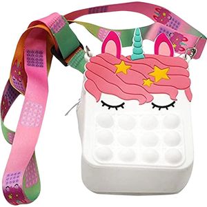 POP IT - Messenger tasje - Anti-Stress - Speelgoed – Kinderen – Fleurig – Unicorn