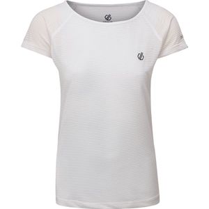 Dare 2b - Kate Ferdinand Defy Quick Drying T-Shirt - Outdoorshirt - Vrouwen - Maat 44 - Wit