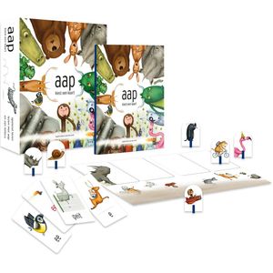 Aap kiest een kaart - Educatief spel - 20 spelideeën om spelenderwijs te leren lezen