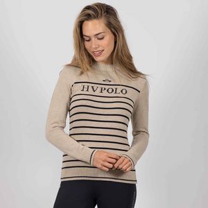 Hv Polo Trui Hvpsuzy Black-beige - m