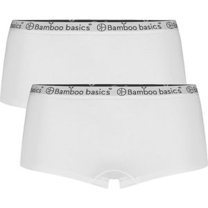 Comfortabel & Zijdezacht Bamboo Basics Ivy - Bamboe Hipsters (Multipack 2 stuks) Dames - Onderbroek - Ondergoed - Wit - L