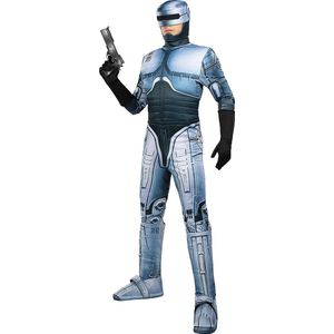 FUNIDELIA Robocop kostuum voor mannen - Maat: L-XL - Grijs / Zilver