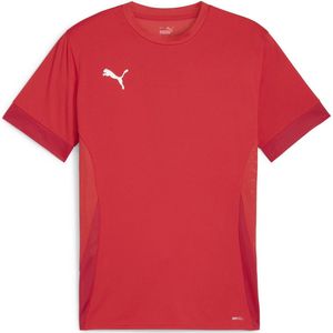 PUMA teamGOAL Matchday Jersey jr Unisex Sportshirt - PUMA Rood-PUMA Wit-Fast Rood - Maat 164