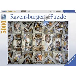 De Sixtijnse Kapel Puzzel (5000 stukjes) - Kunstthema