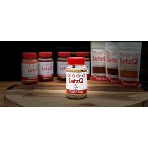 LetzQ - Garlic - Knoflook Rub - 325 gram - Barbecue kruiden - Specerijen
