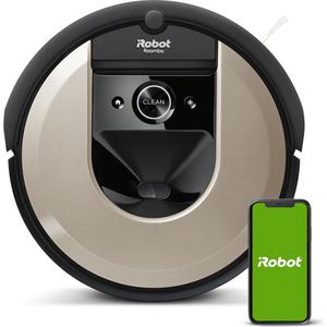 iRobot Roomba i6 robotstofzuiger - App-bediening - Robot stofzuiger - Beige - Zwart