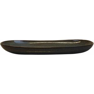 Kitchen trend - servies - Dinerbord, Stone Petrol - aardewerk - 28 cm rond