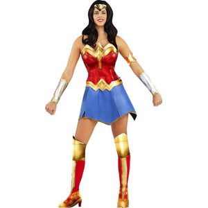 FUNIDELIA Wonder Woman kostuum voor vrouwen - Maat: XXS - Rood