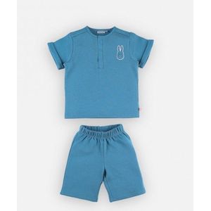 Noukie's - Pyjama- korte mouw - Paco , blauw -4 jaar 104