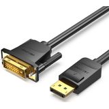 Vention DisplayPort naar DVI kabel - DP naar DVI verloopkabel - 1080P 60Hz - 1.5 meter