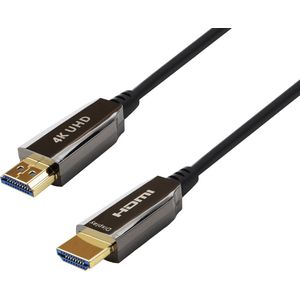 Qnected® Actieve HDMI 2.0b kabel 10 meter - 4K@60Hz, 1440p@144Hz, 1080p@165Hz - HDR - High Speed with Ethernet - 18 Gbps | Geschikt voor PlayStation 4 - Xbox One X & S - TV - Monitor - PC - Laptop - Beamer