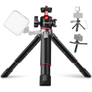 Neewer® - Mini Camera Statief met 360° Verstelbare Balhoofd & Cold Shoe, Uitschuifbare Tafelmodel Vlog Statief Stand - Compatibel met Camera Canon G7X Mark III Sony ZV-1 RX100 VII A6600 - Stabiel en Handig voor Vlogging