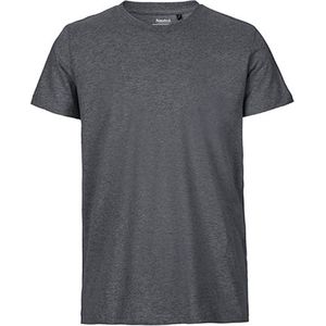Fairtrade Men´s Fit T-Shirt met ronde hals Dark Heather - 3XL