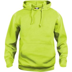 Clique Basic hoody Signaalgroen maat XXL