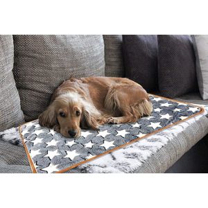 huisdierdeken voor hond of kat, zachte afwerking, zware winterdeken, fleece deken gezellig kattenbed, 104L x 75B centimeter