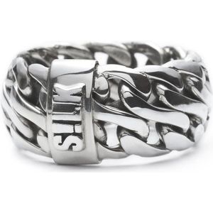 SILK Jewellery - Zilveren Ring - Eighty-Eight - 211.17 - Maat 17