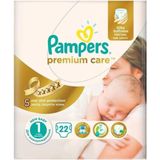 Pampers Premium Care Baby Luiers Maat 1 - 22 luiers