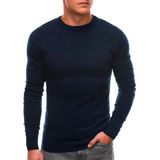 Edoti Style Italia - Sweater Heren - Ronde Hals - Navy - Italianstyle