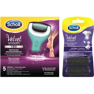 Scholl Velvet Smooth Voetvijl Wet & Dry oplaadbaar-Scholl-Eelt verwijderaar-Scholl velvet Smooth-Verwijdert op een effectieve en gemakkelijke manier, eelt en harde huid voor zijdezachte voeten.