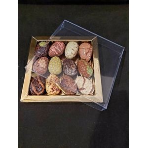 Candela Chocolatier- Paas Chocolade - Fairtrade eitjes -170 gr- Callebaut chocolade -relatie geschenk