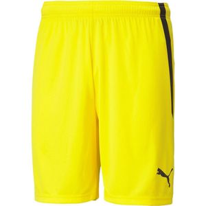 Puma Teamliga Short Heren - Geel | Maat: M